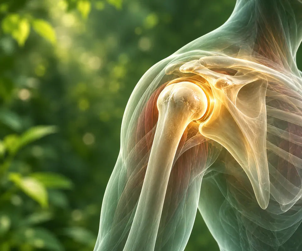 Illustrative cross section of the shoulder joint