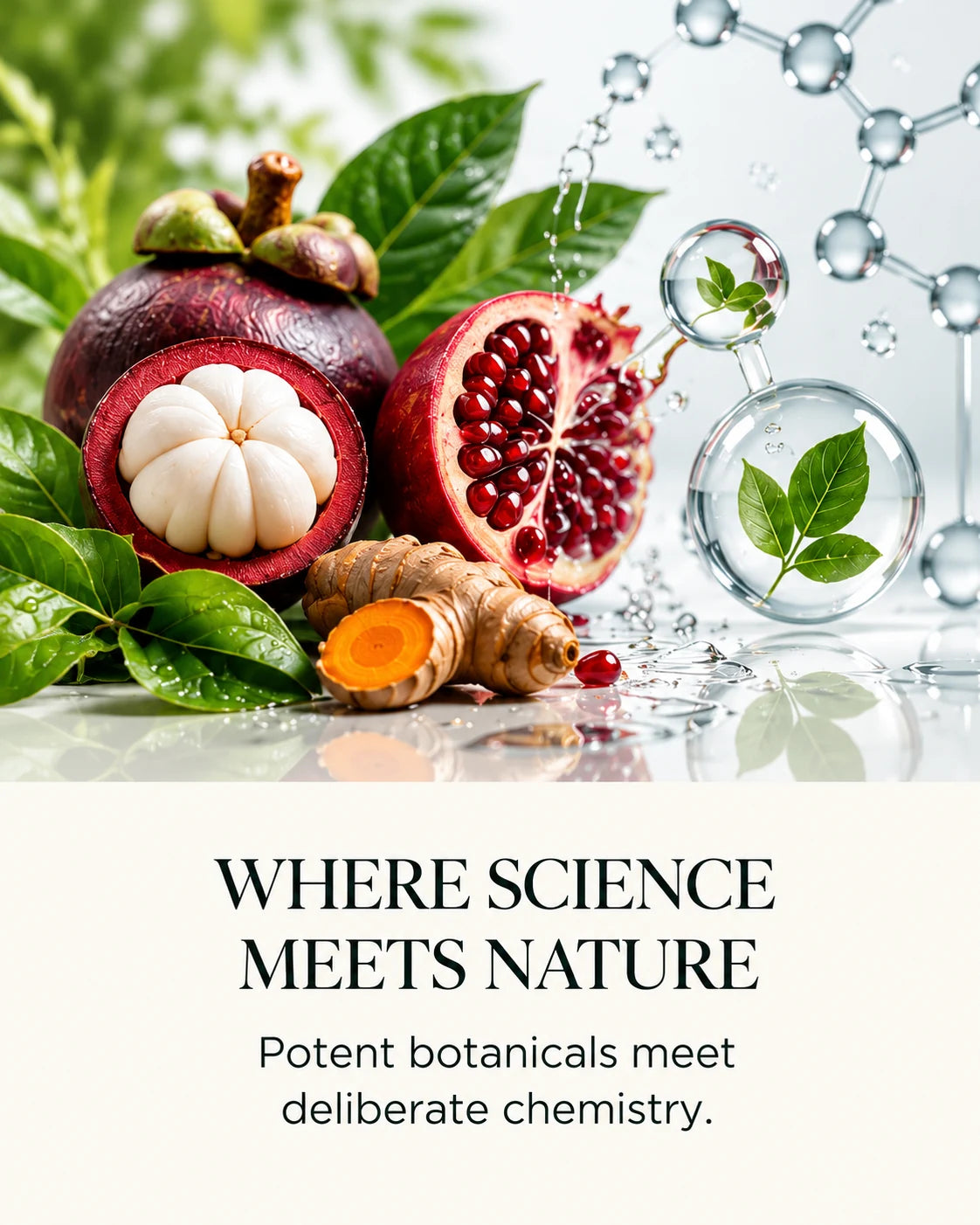 Potent botanicals meet deliberate chemistry.