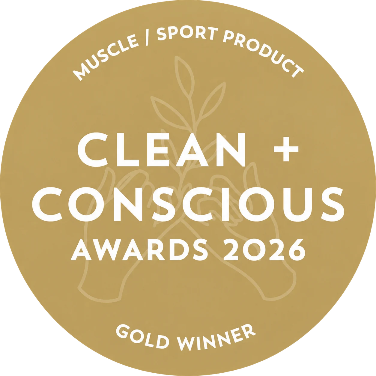 MUSCLE-AID — Clean + Conscious Awards 2026, Best Muscle / Sport Product, Gold Winner